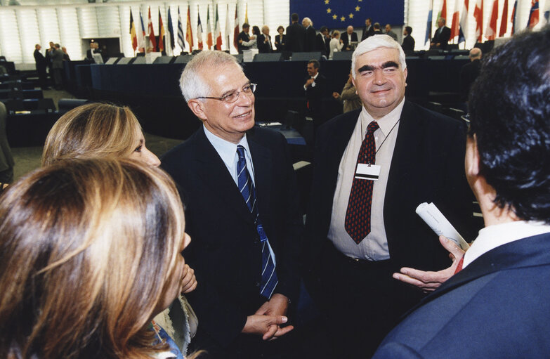 Elections of the EP President during the plenary session in Strasbourg.