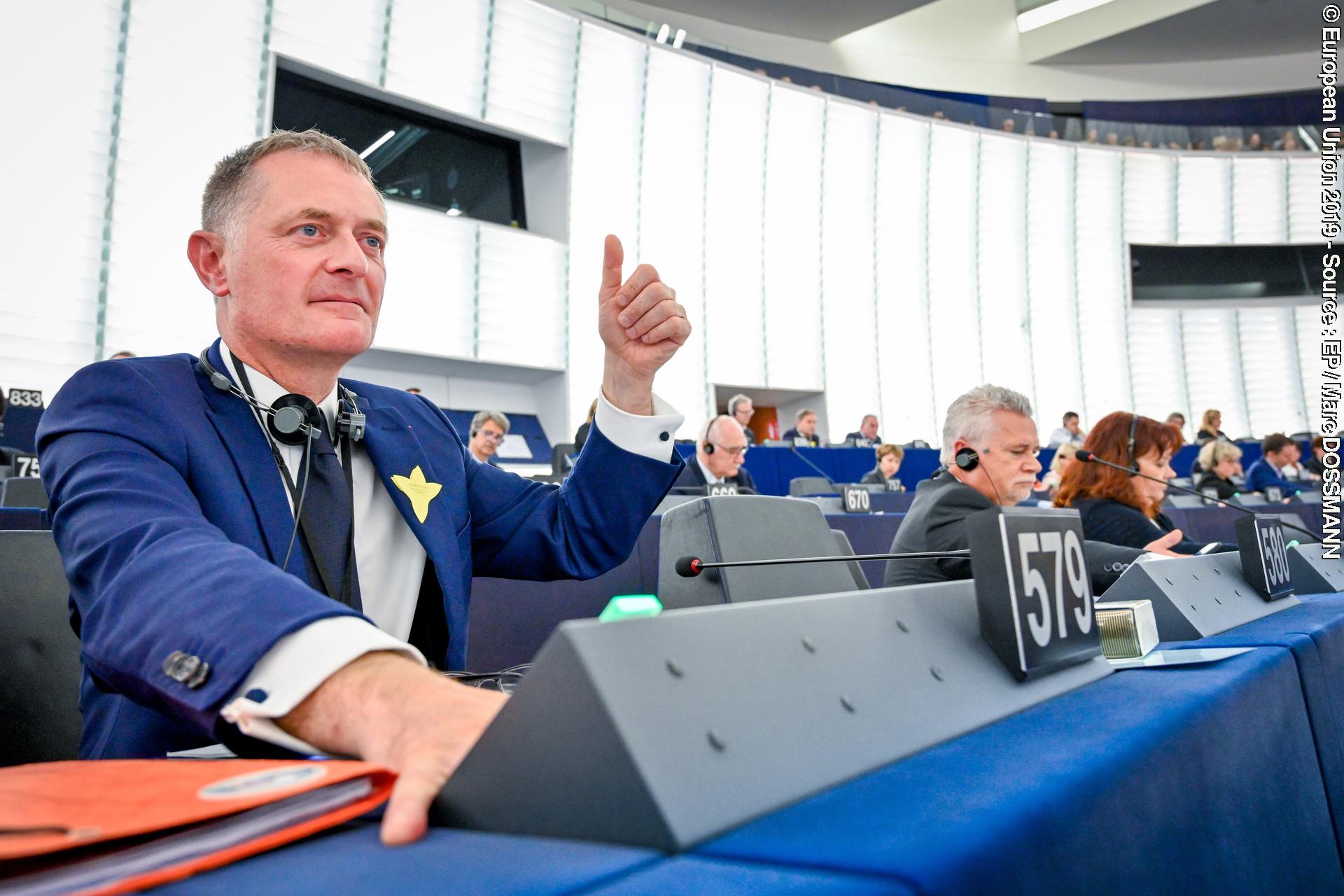 Philippe JUVIN in the EP in Strasbourg