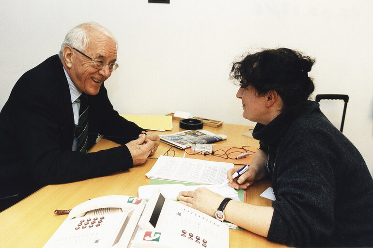 Photo 9 : Philippe MORILLON at the EP in Strasbourg.