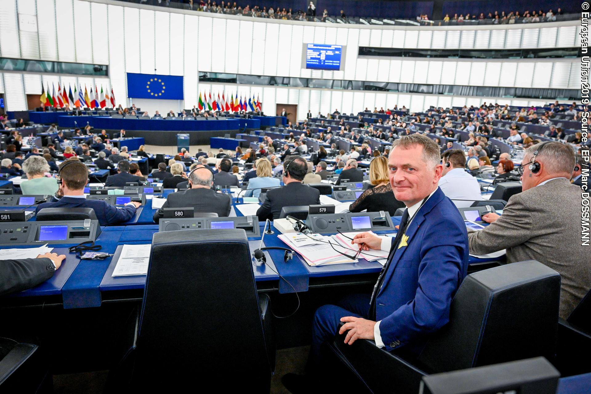 Philippe JUVIN in the EP in Strasbourg