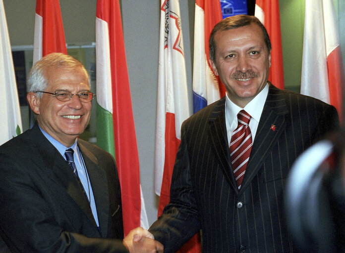 Fotografi 10: Visit of the Turkish Prime Minister to the EP.