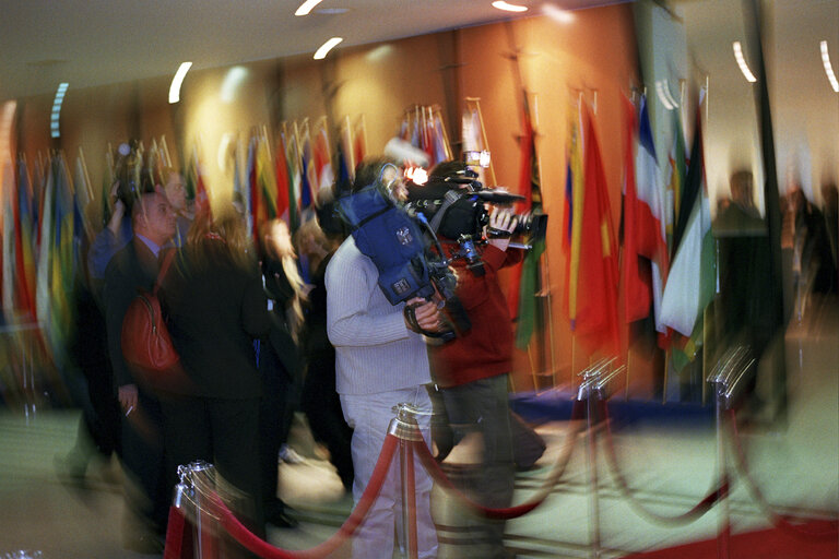 Photo 33: Audiovisual service and media at the EP.