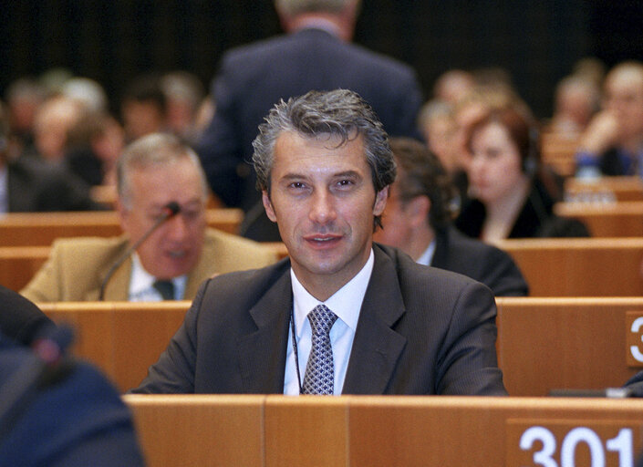 MEP in the hemicycle