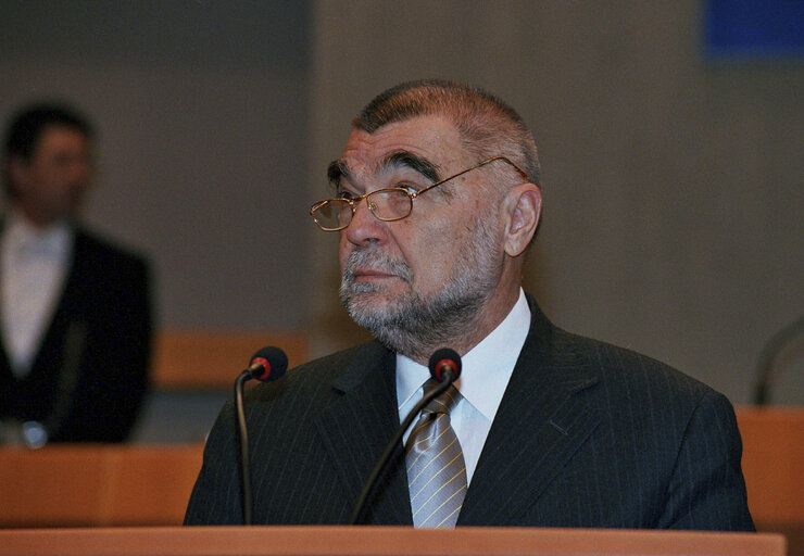 Fotografia 4: Visit of the President of Croatia to the EP.