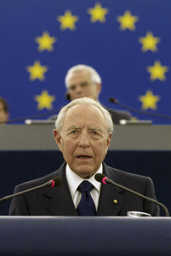 Zdjęcie 21: Visit of the President of Italy to the EP.