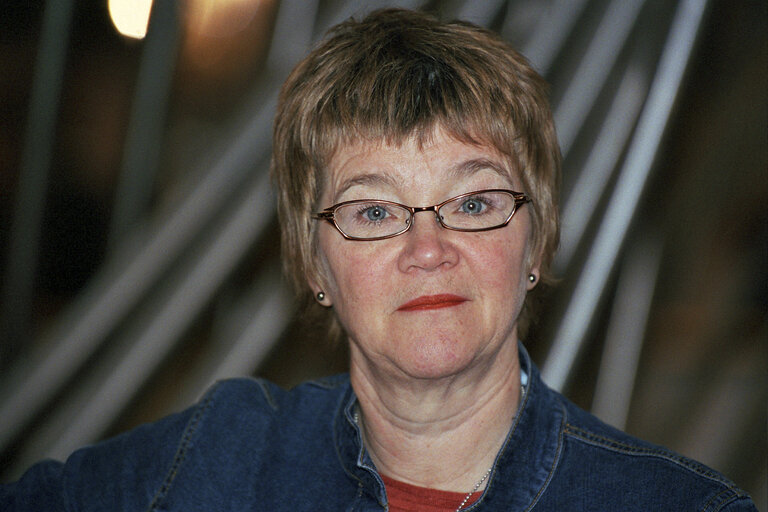 Φωτογραφία 2: Ewa HEDKVIST PETERSEN at the EP in Brussels.