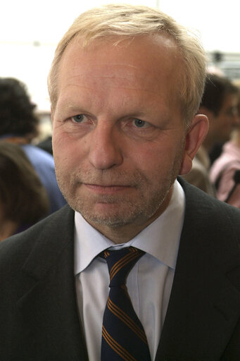 Valokuva 2: Albert Jan MAAT at the EP in Brussels.