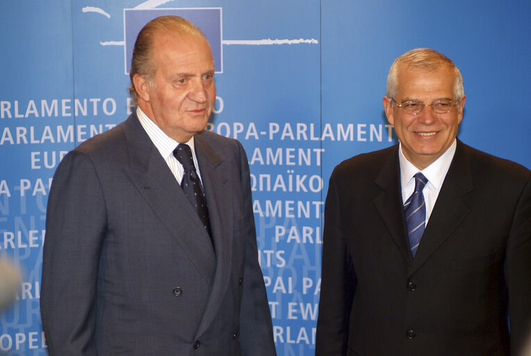 Foto 29: Visit of the King of Spain to the EP.