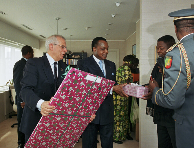 EP President meets with the President of Congo-Brazzaville.