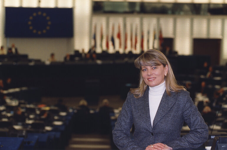 Lidia Joanna GERINGER de OEDENBERG at the EP in Strasbourg.