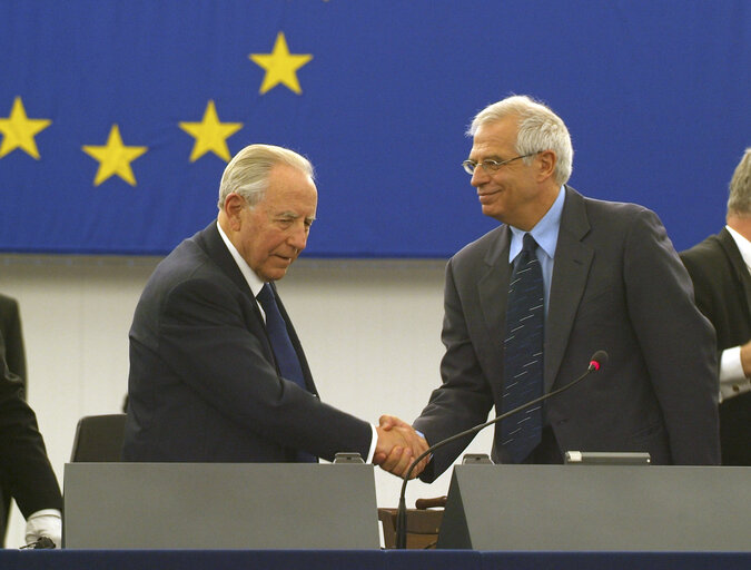 Zdjęcie 22: Visit of the President of Italy to the EP.