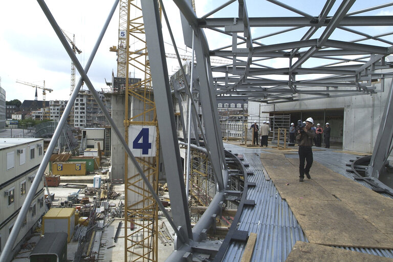 Fotografie 30: Ongoing construction works at the EP buildings in Brussels.