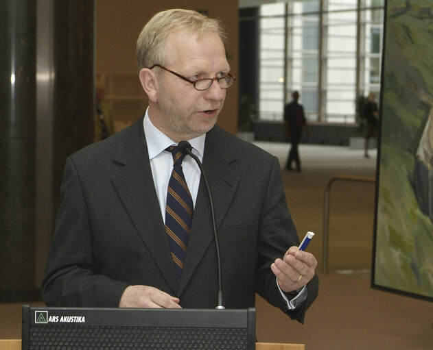 Fotografie 5: Albert Jan MAAT at the EP in Brussels.