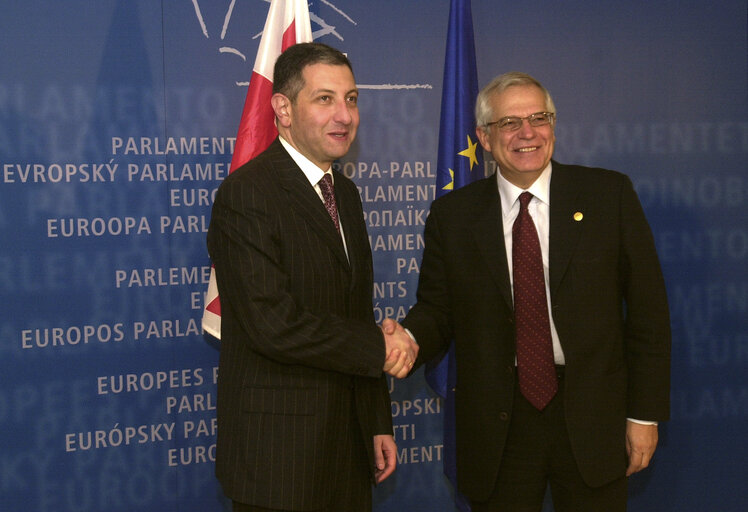 EP President meets with the Prime Minister of Georgia.