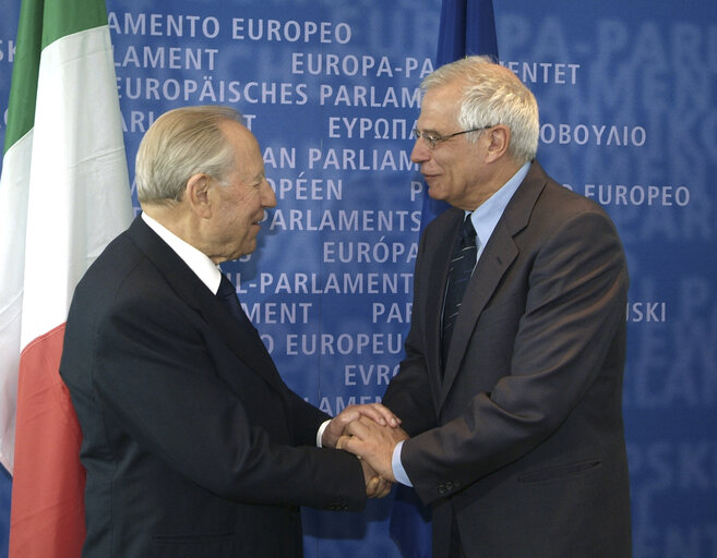 Zdjęcie 4: EP President meets with the President of Italy.