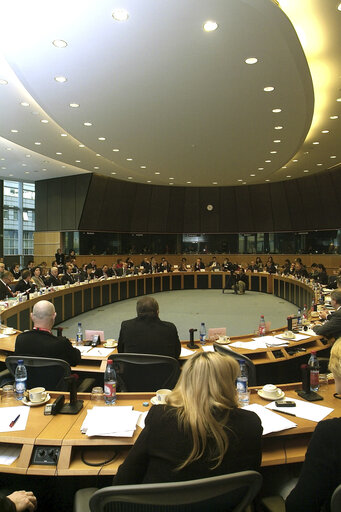 Fotografi 2: EU - Romania meeting at the EP in Brussels.