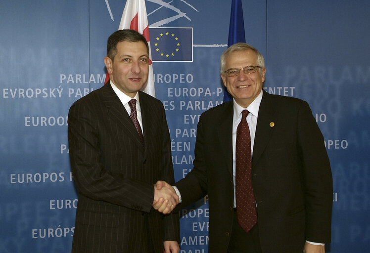 Foto 4: EP President meets with the Prime Minister of Georgia.