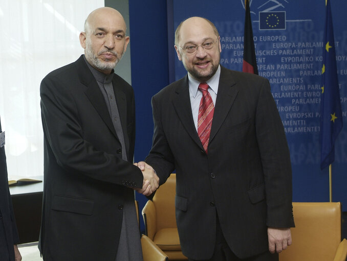 Valokuva 12: Visit of the President of Afghanistan to the EP.