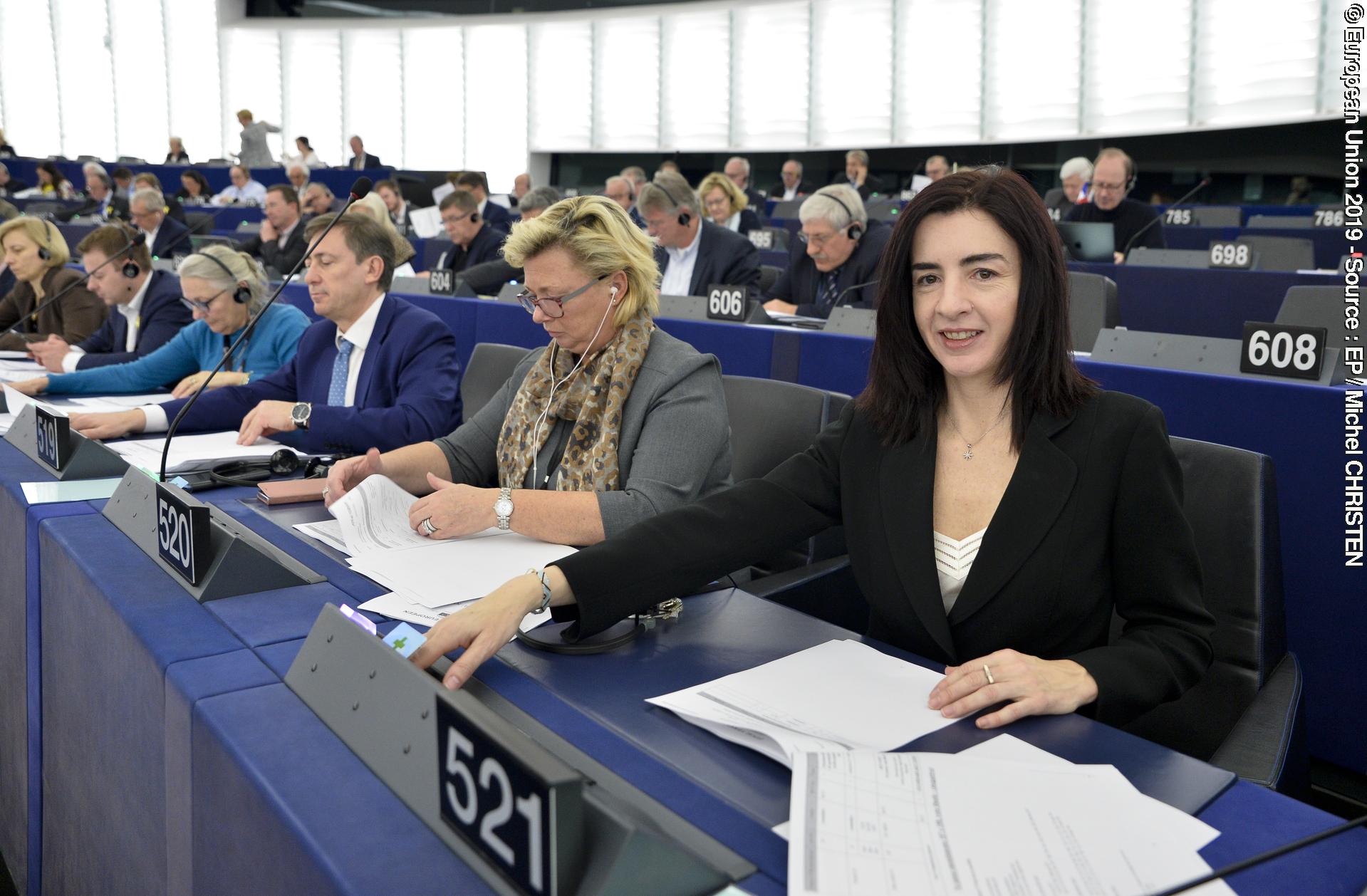 Photo 5: Giulia MOI in the EP in Strasbourg