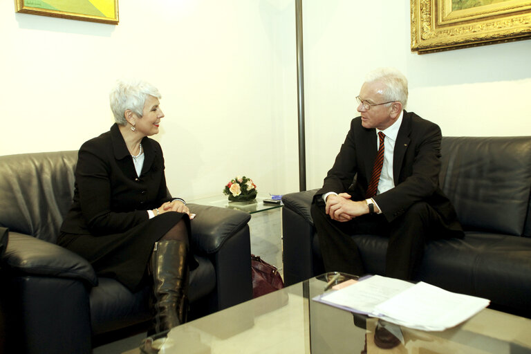 Valokuva 1: EP President meets with the Deputy Prime Minister of Croatia.