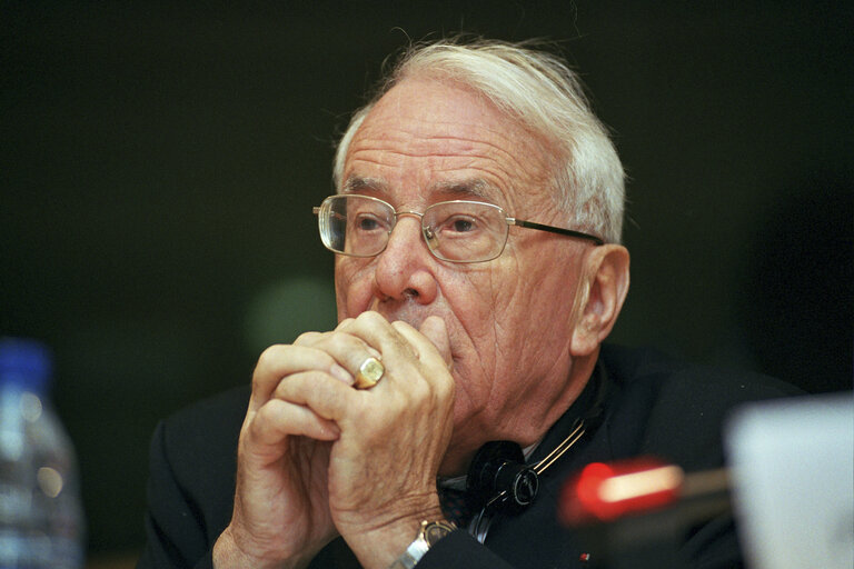 Photo 38: MEP in a meeting at the EP in Brussels