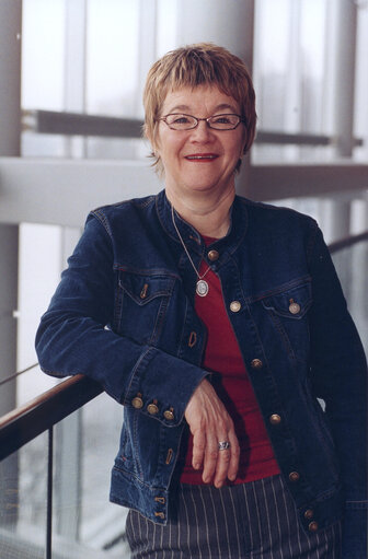 Ewa HEDKVIST PETERSEN at the EP in Strasbourg.