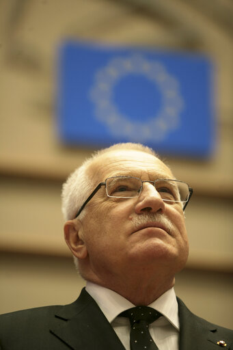 Formal sitting with a statement by the President of the Czech Republic.