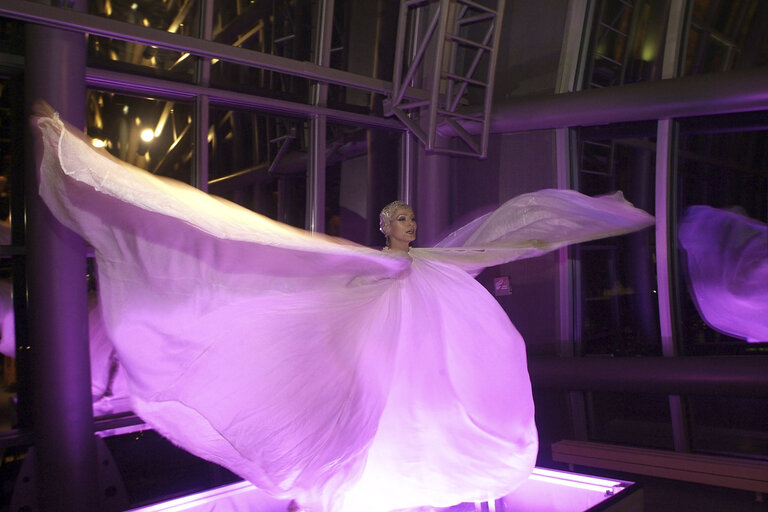 Fotografia 3: Fashion show at the EP in Brussels.