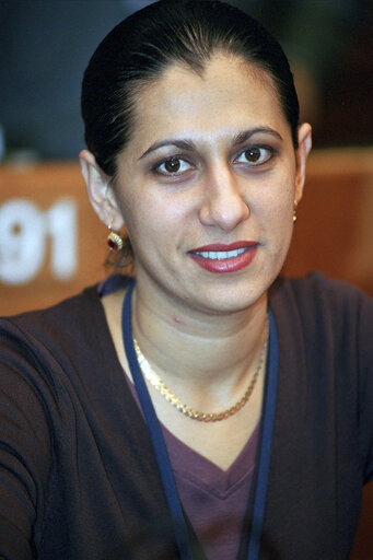 Φωτογραφία 3: Viktoria MOHACSI at the EP in Brussels.