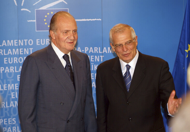 Foto 25: Visit of the King of Spain to the EP.