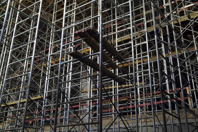 Fotografie 40: Ongoing construction works at the EP buildings in Brussels.