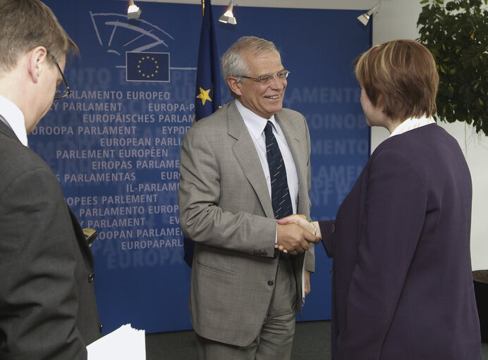 Foto 4: EP President meets with the Minister for European Affairs of Finland.