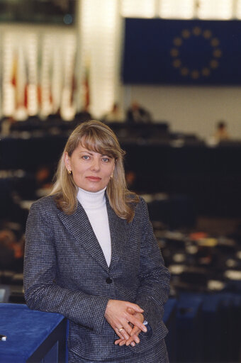 Lidia Joanna GERINGER de OEDENBERG at the EP in Strasbourg.