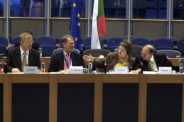 Foto 4: 20th meeting of the Joint Parliamentary Committee EU-Bulgaria.