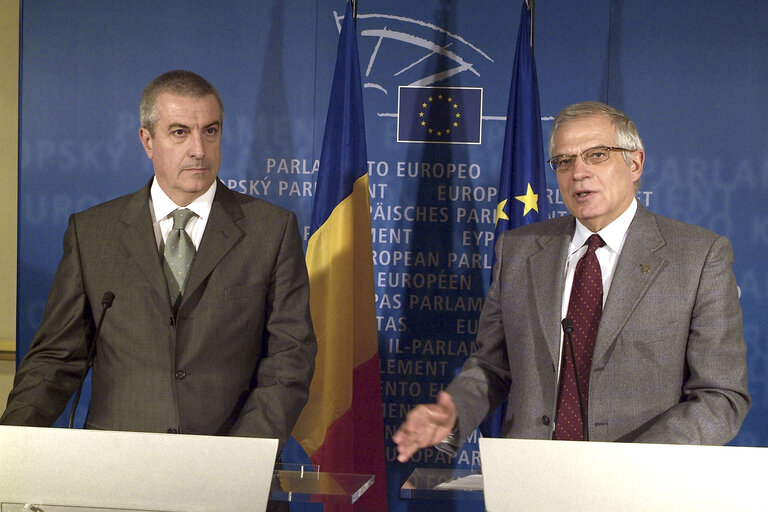 Photo 7 : EP President meets with the Prime Minister of Romania.