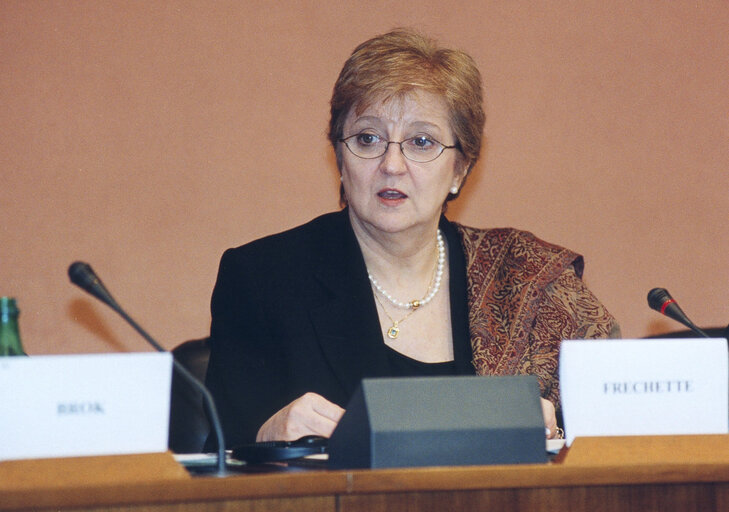 UN Deputy Secretary General at the EP in Strasbourg.