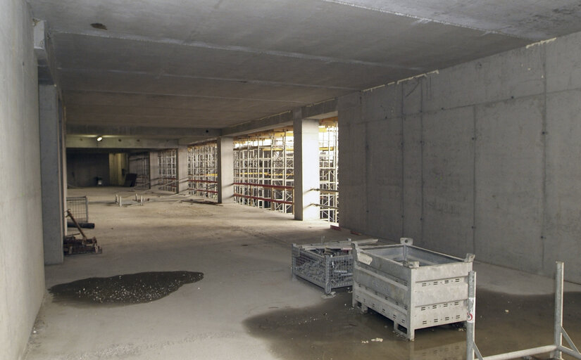 Fotografie 17: Ongoing construction works at the EP buildings in Brussels.