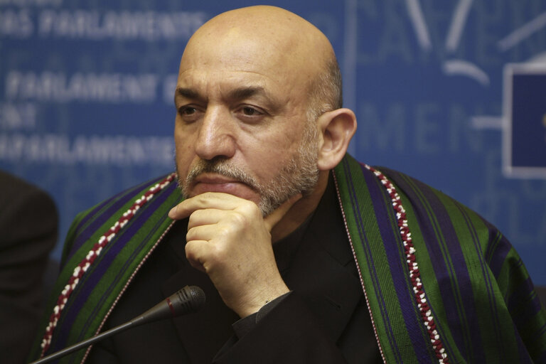 Press conference by the President of Afghanistan following the signature of a joint EU-Afghan declaration.