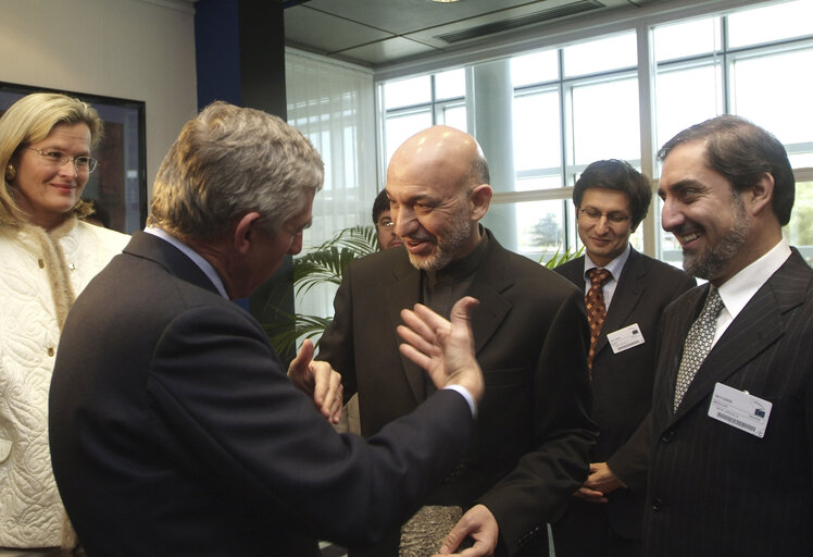 Photo 11 : Visit of the President of Afghanistan to the EP for the signature of a joint EU-Afghan declaration.