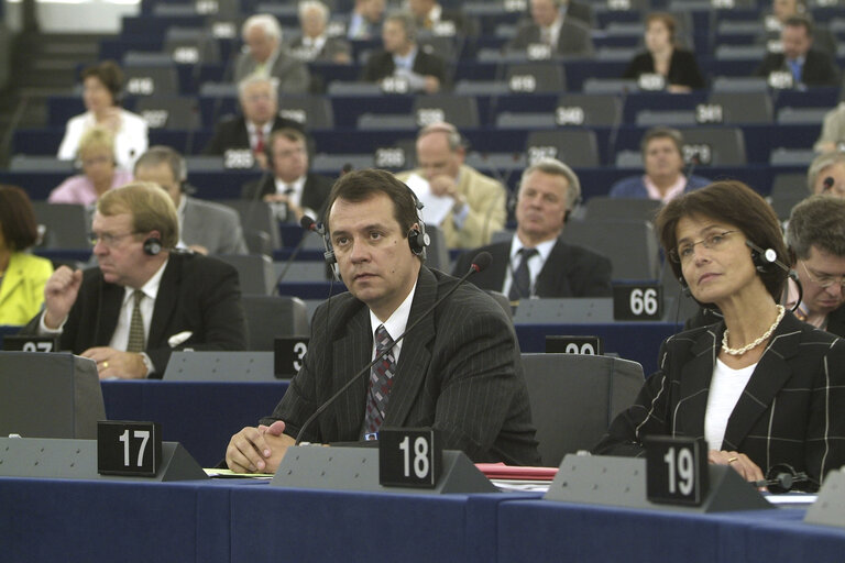 Zdjęcie 2: Ville ITALA at the EP in Strasbourg.