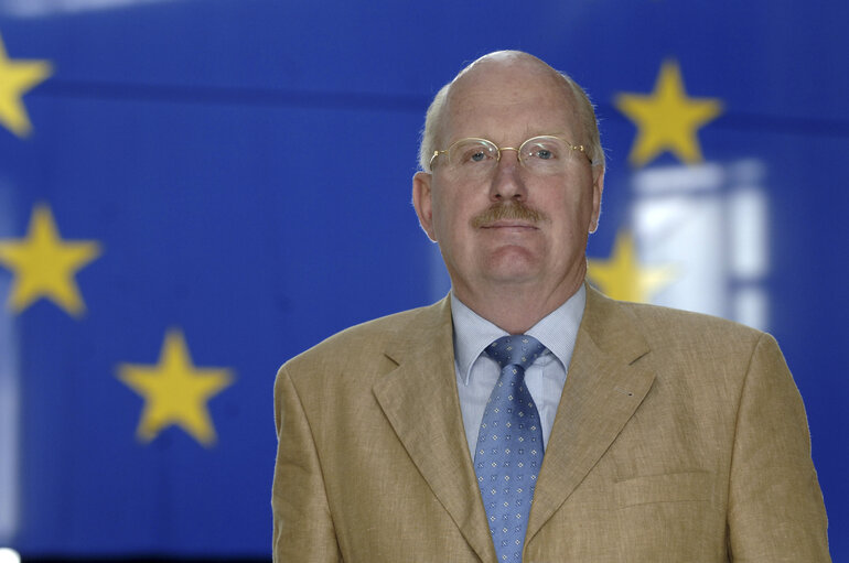 Portrait of MEP Bert DOORN in Strasbourg