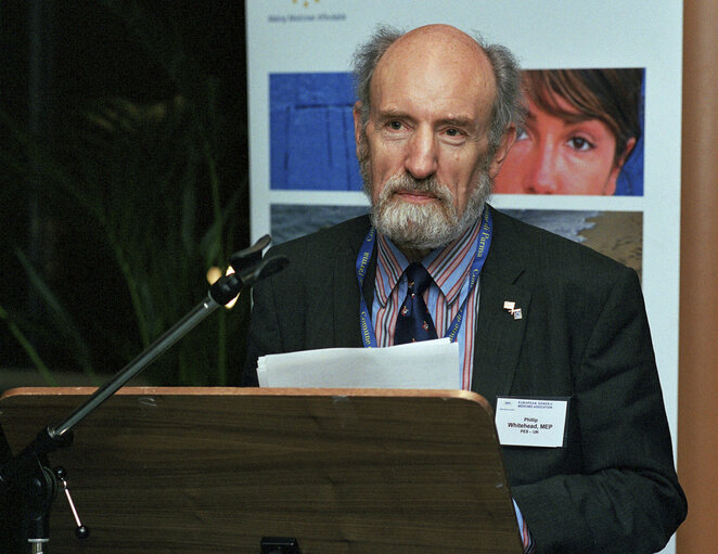 MEP in a meeting at the EP in Brussels