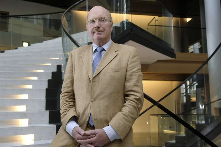 Portrait of MEP Bert DOORN in Strasbourg