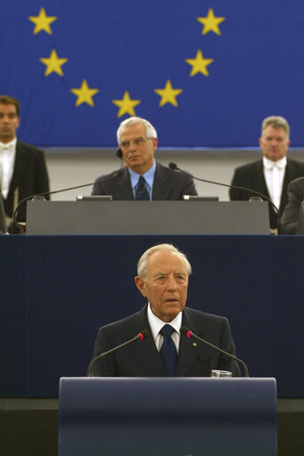 Zdjęcie 20: Visit of the President of Italy to the EP.