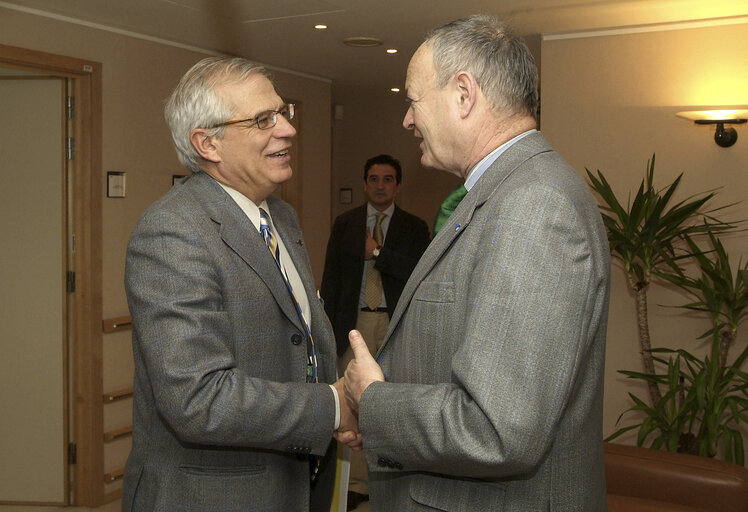 Foto 2: EP President meets with the President of the Parliament of Austria.