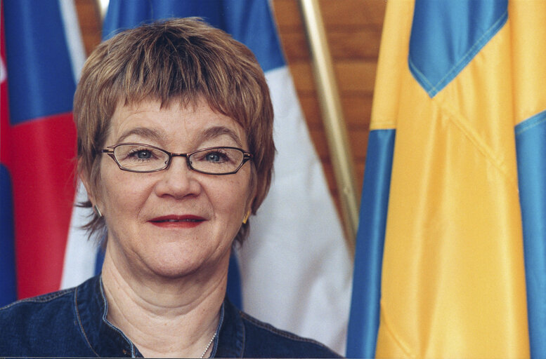 Ewa HEDKVIST PETERSEN at the EP in Strasbourg.