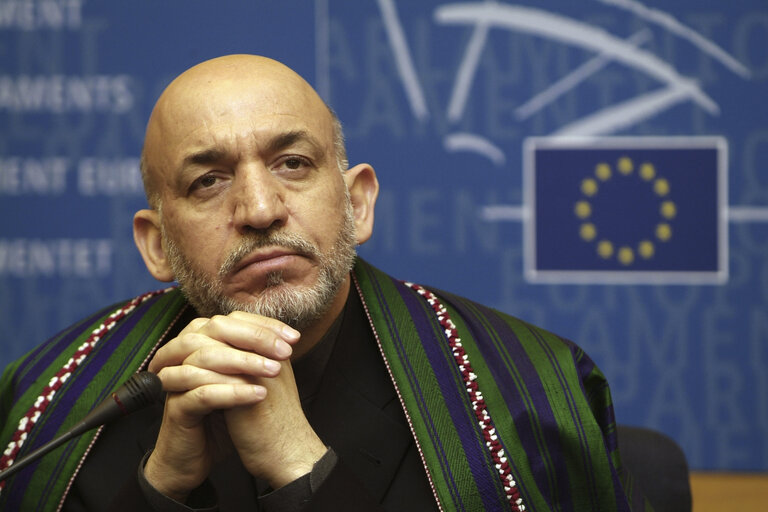 Fotografia 3: Press conference by the President of Afghanistan following the signature of a joint EU-Afghan declaration.