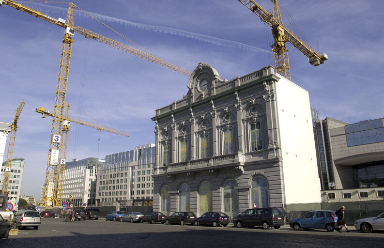 Fotografie 22: Ongoing construction works at the EP buildings in Brussels.