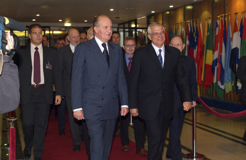 Suriet 26: Visit of the King of Spain to the EP.