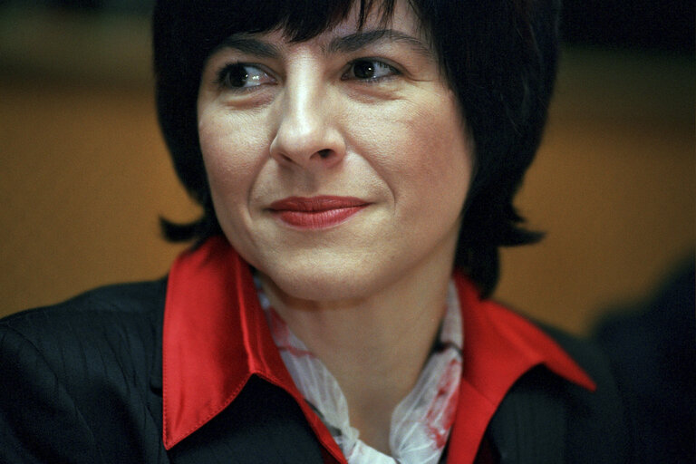 Photo 49: MEP in a meeting at the EP in Brussels